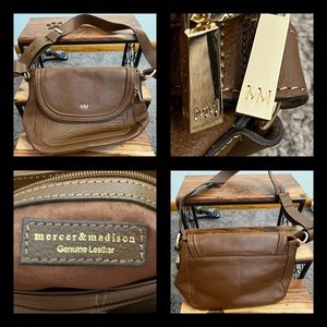 NWOT Mercer & Madison Leather Bag